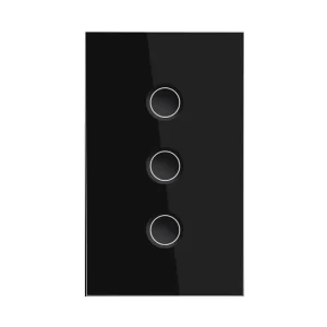 ZigBee WiFi Smart Switch Agency US Concave Groove Tempered Glass Panel for Alexa Google Home