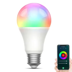 Zigbee 10W Smart Bulb E27 RGBCW LED Dimmable Light with Timer, Wi-Fi App and Voice Control for Hotels, 2800–6500K
