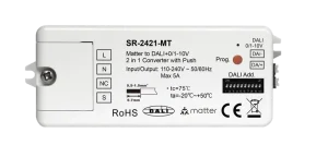 Zigbee Matter DALI Gateway Thread Converter for Smart Building Lighting Control with DALI DT6 and 0-10V Output