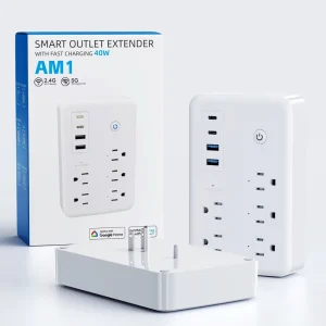 Zigbee Remote Control Surge Protector Wifi Smart Power Strip with USB Ports