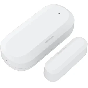 Zigbee Smart Home Anti Theft Security Sensor Tuya APP Remote Control Wi Fi Indoor ABS Magnetic Door Window White 1.5 Year