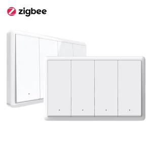 Zigbee Smart Light Switch No Capacitor No Neutral Required US Push Button Switch Voice Control Work With Tuya Google Home