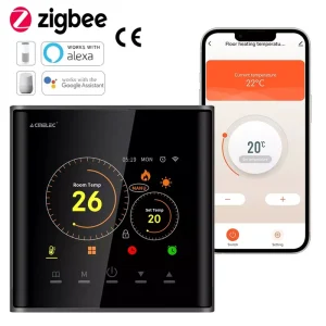 Zigbee Smart Thermostat for Gas Boiler Heating Wifi Tuya Temperature Remote Controller with Alexa Google Home Yandex Alice