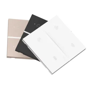 Zigbee Smart Wall Switch EU Standard Plastic App Control Voice Remote Control Sensor-Activated Light Strip for Hotel Home