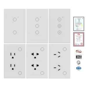 Zigbee Systems Power Points Electric Light Home Wireless Wifi Home Wall Tuya Smart Wall Switch