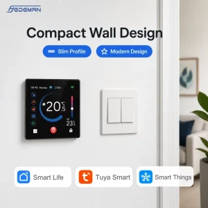 Zigbee Thermostat Touchscreen Digital Smart Programmable Temperature Controller Color Display WiFi APP 230V for Smart Home
