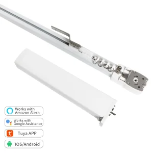 Zigbee Wifi Curtain Motor 4m Rail Track Automatic for Home Smart Home Kits Systems