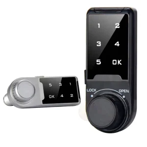 Zinc Alloy Electronic Door Lock Cylinder Smart Digital Combination Lock for Cabinets Drawers and Wooden Doors