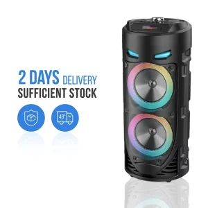 Zqs4239 Outdoor Karoake Smart Bass Speaker Subwoofer Wifi Usb Loudspeaker Speakers With Rgb Led Light