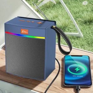 Zqs822 Weather Radio Subwoofer Generator Solar Charging Bicycle Travel Convenient Cool Outdoor DAB FM BT Sports Radio Speaker