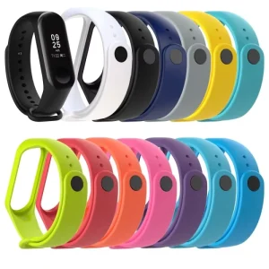 for Xiaomi Mi Band 6 5 3 4 Watch Strap Sport Rubber Silicone Smart Bracelet for Xiaomi 6 5 4 3