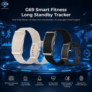 iPhone Smart Watch-Activity Tracker IP68 Waterproof 25-30 Days Battery Life Unisex IOS 9.0+