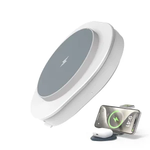 Wireless Charger for Smartwatches, Mobile Phones, and Earphones