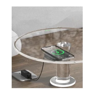 Invisible Wireless Charging Base, Hidden Under-Desk Wireless Charger, Universal Long-Range Phone Wireless Charger, Customizable