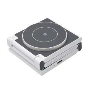 3-in-1 Fast Wireless Charger for Multiple Devices, Foldable Magnetic Charging Station