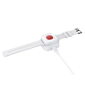 iot wristband emergency ble 6.0 relay beacon ip67 personal locator ibeacon programmable bluetooth tracker tag with sos button