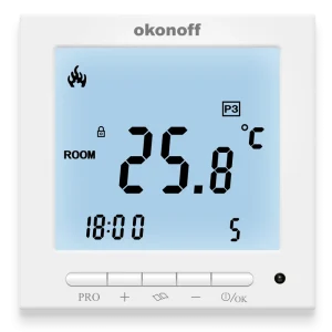 okonoff S603PE digital Weekly Programmable 16A Electric Underfloor Heating Room Thermostat