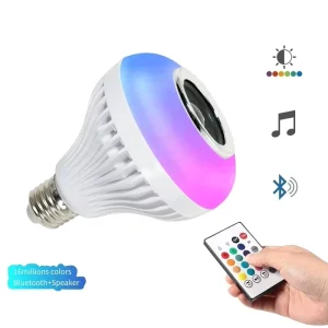 RGB Emergency Smart LED Bulb, Speaker Bulb with Music