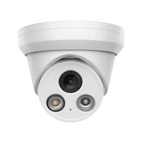 vikylin 4MP Smart Hybrid Light Built in Mic Human Detection Vehicle Detection HD 2.8 mm Fixed Turret Network Camera POE IP67