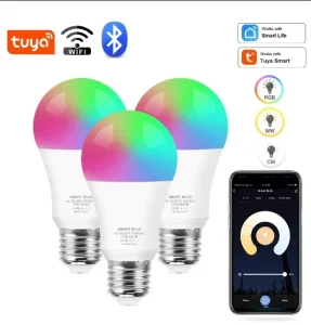 Smart Light Bulb Remote Control WiFi Smart Home Bulb RGB E27 E26 LED Smart Bulb